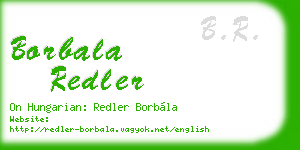 borbala redler business card